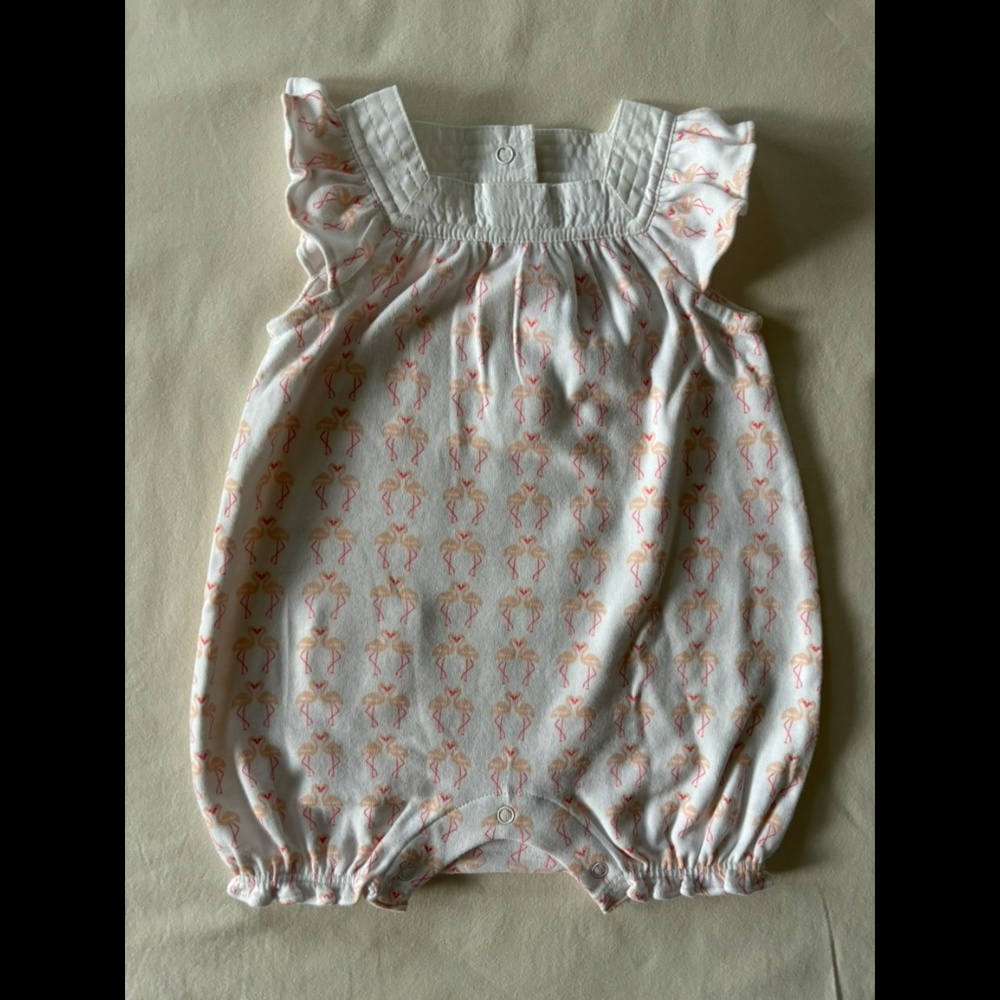 Janie & Jack Girls Romper Set